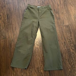 Olive green pants